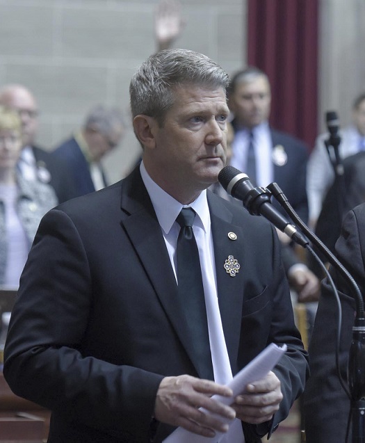 Representative Doug Beck still wants to see right-to-work go to a vote of the people. (photo; Tim Bommel, Missouri House Communications)